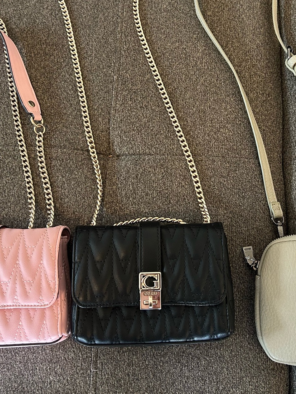 GUESS Cessily Convertible Crossbody Bag Black only